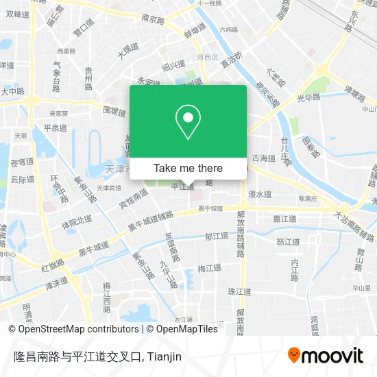 隆昌南路与平江道交叉口 map