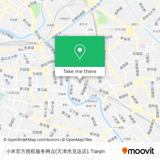 小米官方授权服务网点(天津杰克达店) map