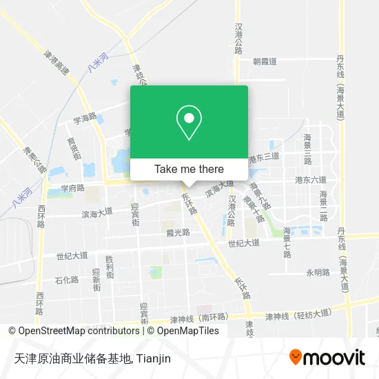 天津原油商业储备基地 map