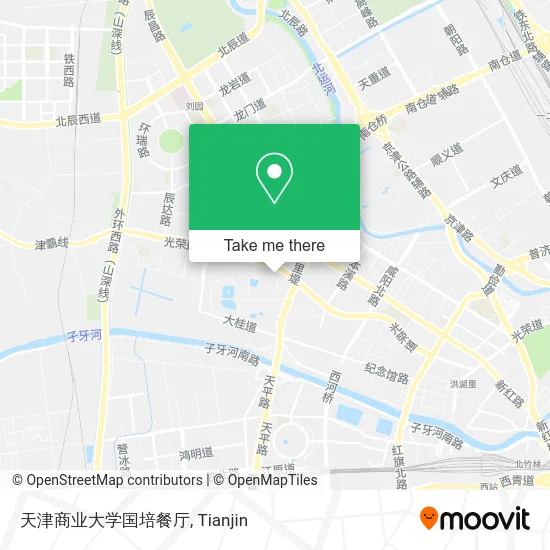 天津商业大学国培餐厅 map