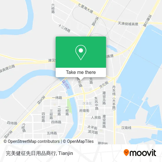 完美健征先日用品商行 map