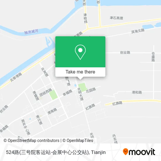 524路(三号院客运站-会展中心公交站) map