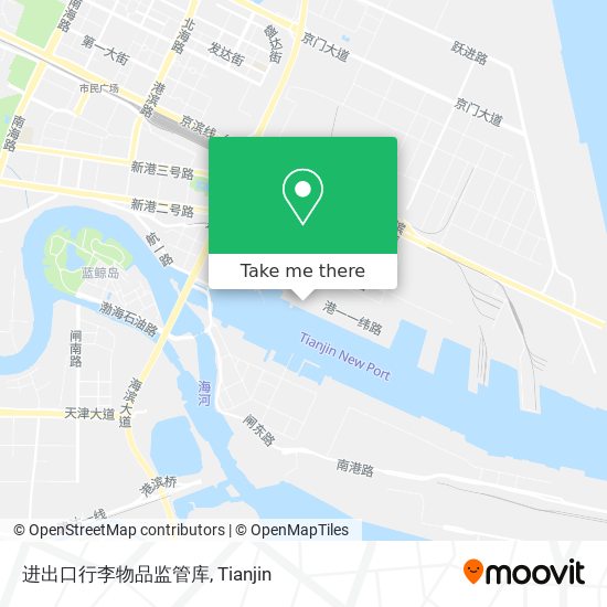 进出口行李物品监管库 map