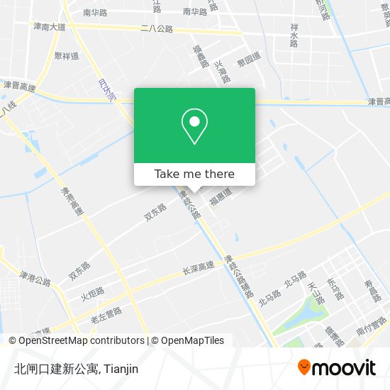 北闸口建新公寓 map