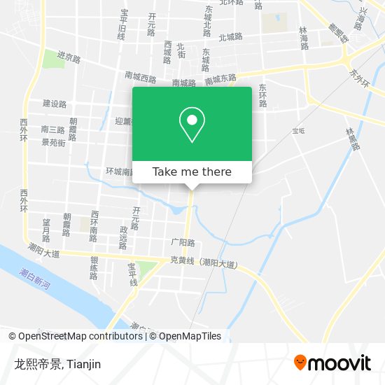 龙熙帝景 map