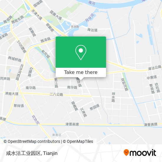 咸水沽工业园区 map