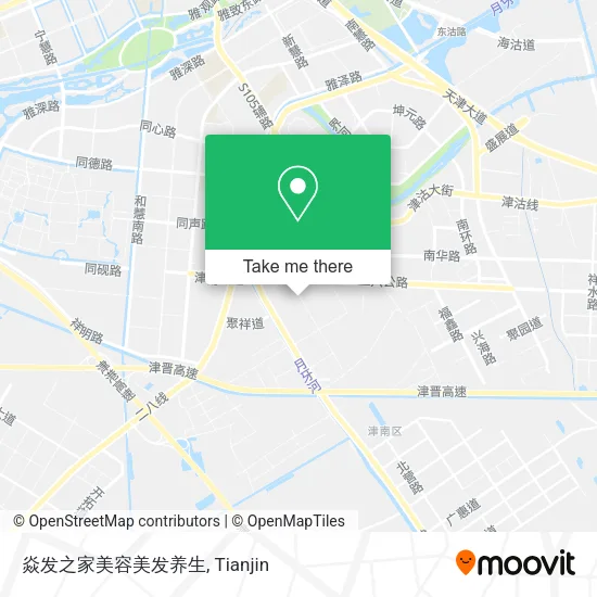 焱发之家美容美发养生 map