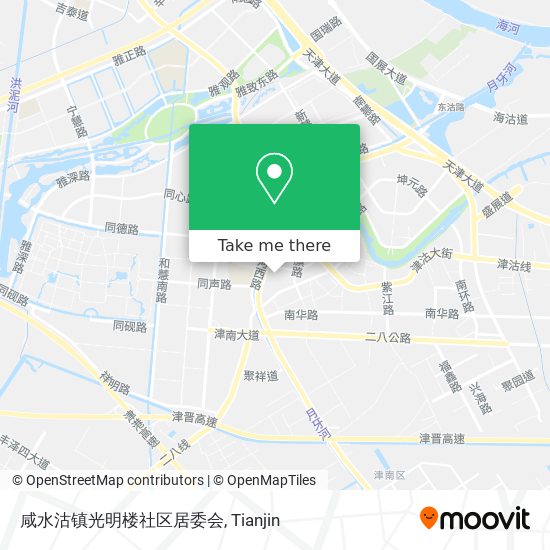 咸水沽镇光明楼社区居委会 map