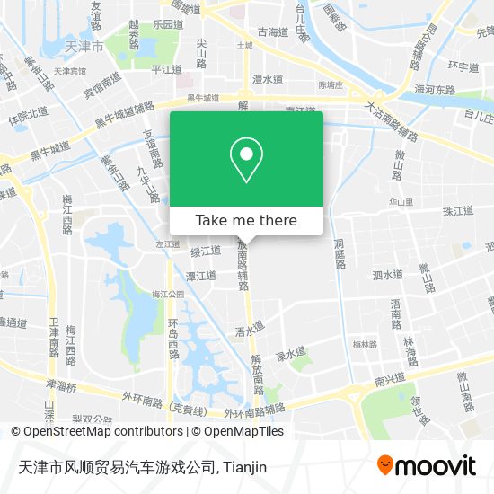 天津市风顺贸易汽车游戏公司 map