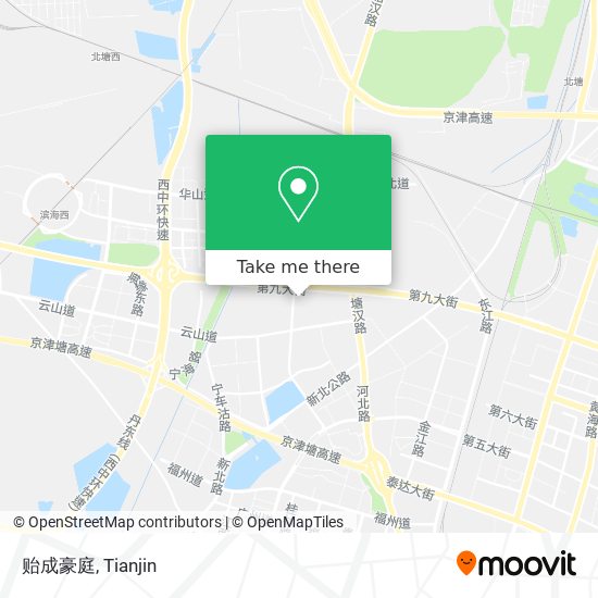 贻成豪庭 map