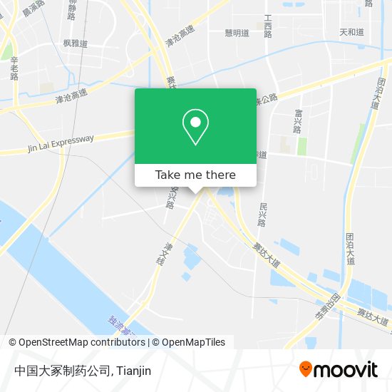 中国大冢制药公司 map