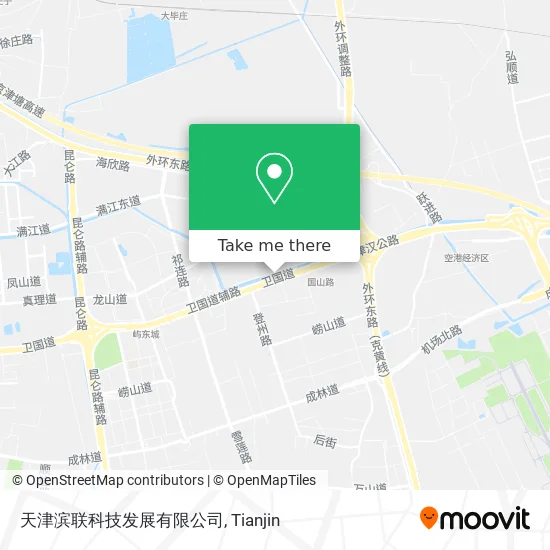 天津滨联科技发展有限公司 map