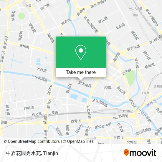 中嘉花园秀水苑 map