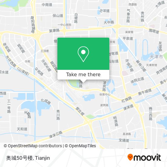 奥城50号楼 map