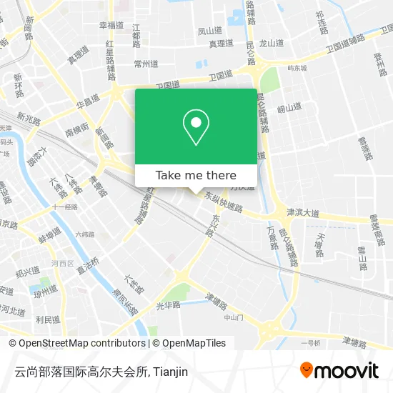 云尚部落国际高尔夫会所 map