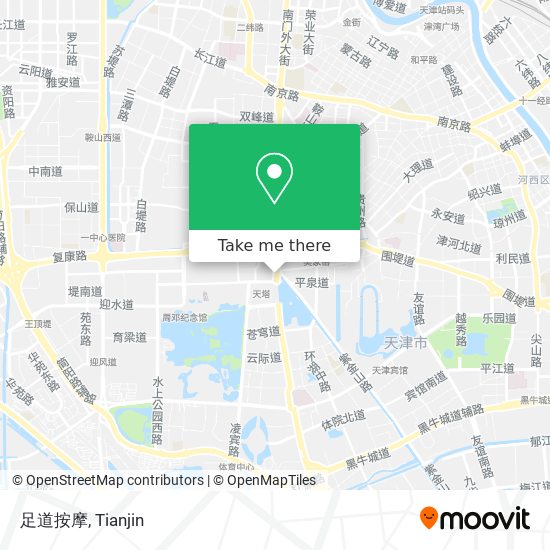 足道按摩 map