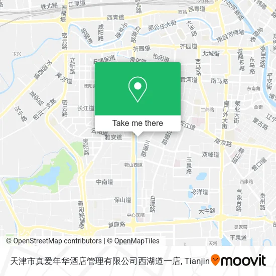天津市真爱年华酒店管理有限公司西湖道一店 map
