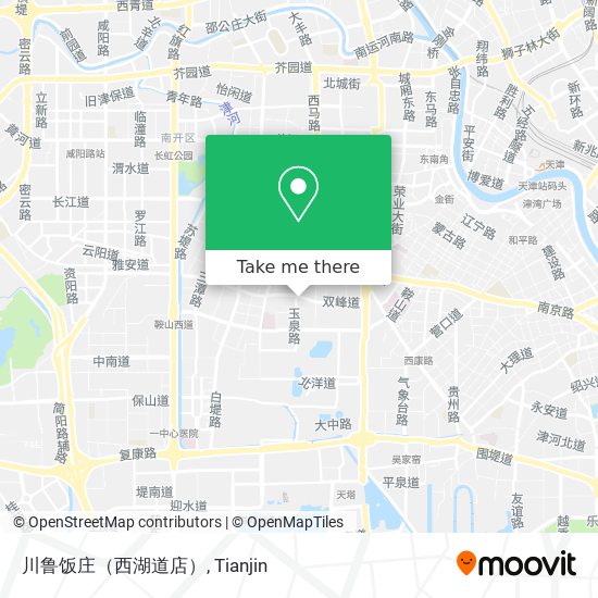 川鲁饭庄（西湖道店） map