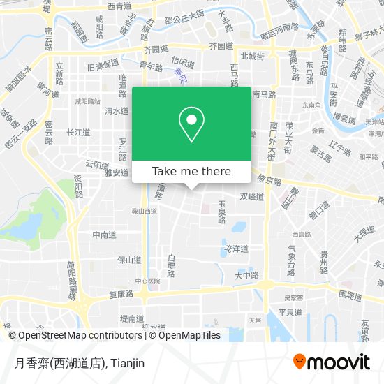 月香齋(西湖道店) map