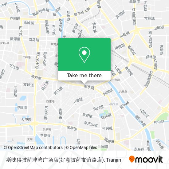 斯味得披萨津湾广场店(好意披萨友谊路店) map