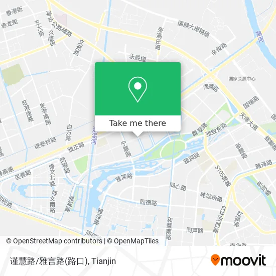 谨慧路/雅言路(路口) map