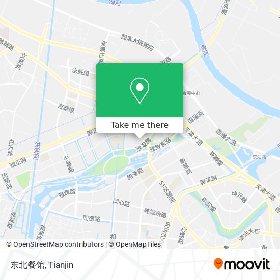 东北餐馆 map