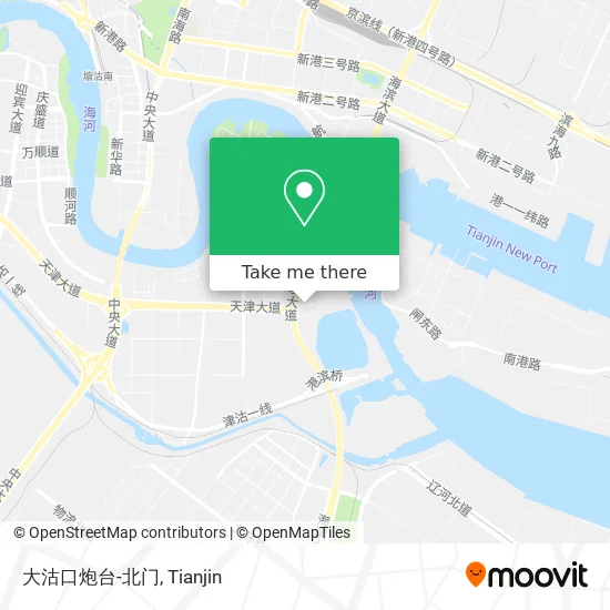 大沽口炮台-北门 map