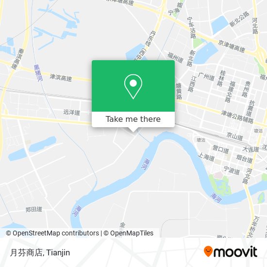 月芬商店 map