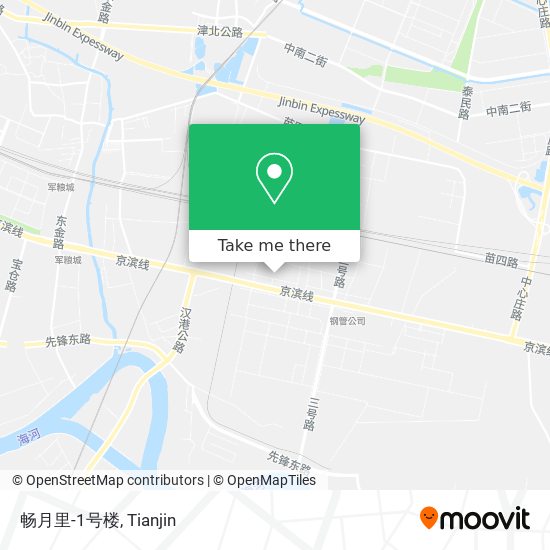 畅月里-1号楼 map