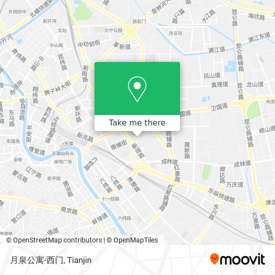 月泉公寓-西门 map