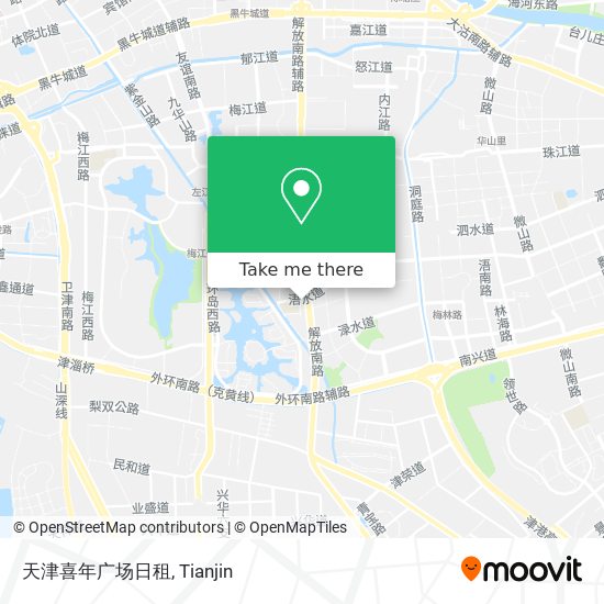 天津喜年广场日租 map