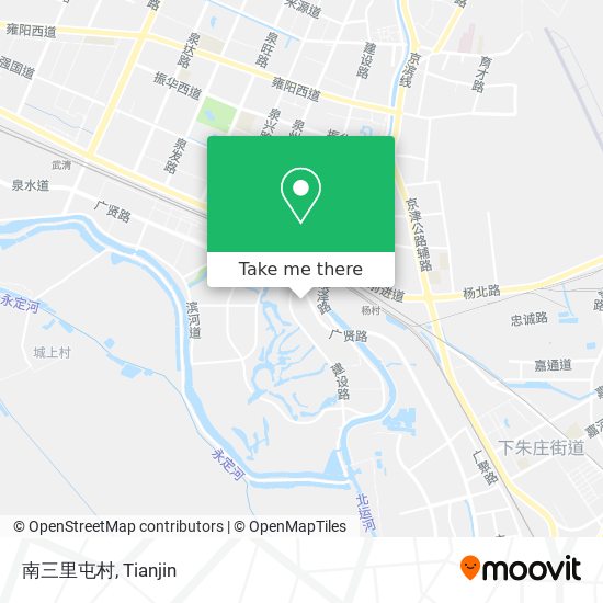 南三里屯村 map