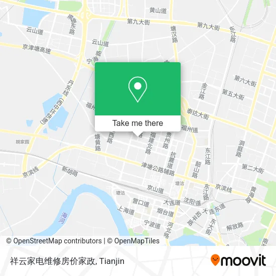 祥云家电维修房价家政 map