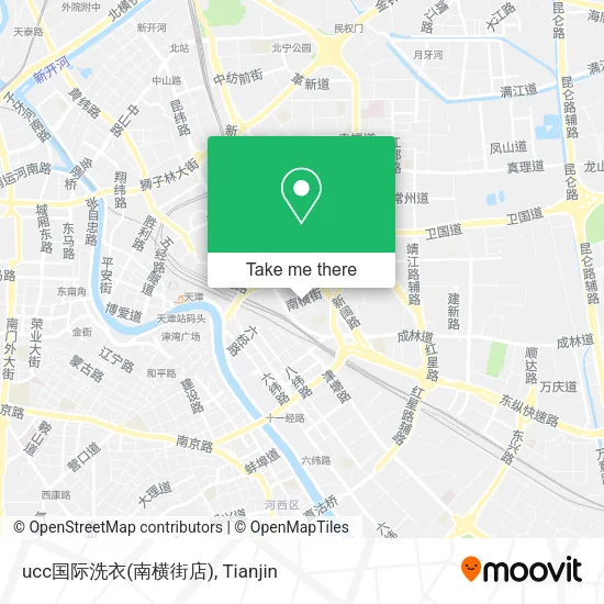 ucc国际洗衣(南横街店) map