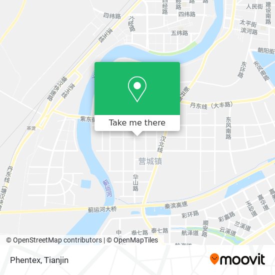 Phentex map