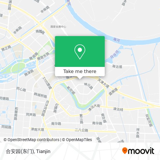 合安园(东门) map