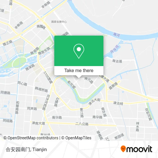 合安园南门 map