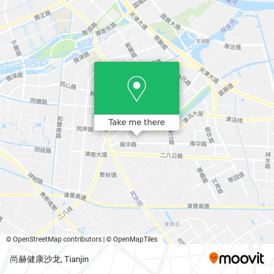 尚赫健康沙龙 map