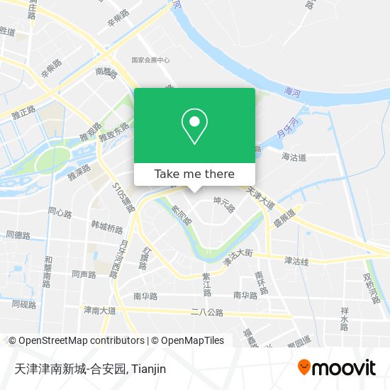 天津津南新城-合安园 map