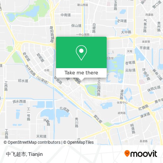 中飞超市 map