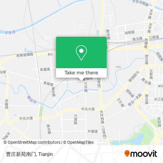 曹庄新苑南门 map
