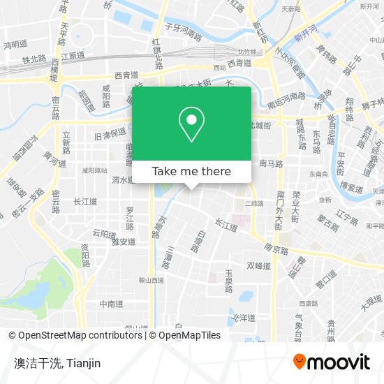 澳洁干洗 map