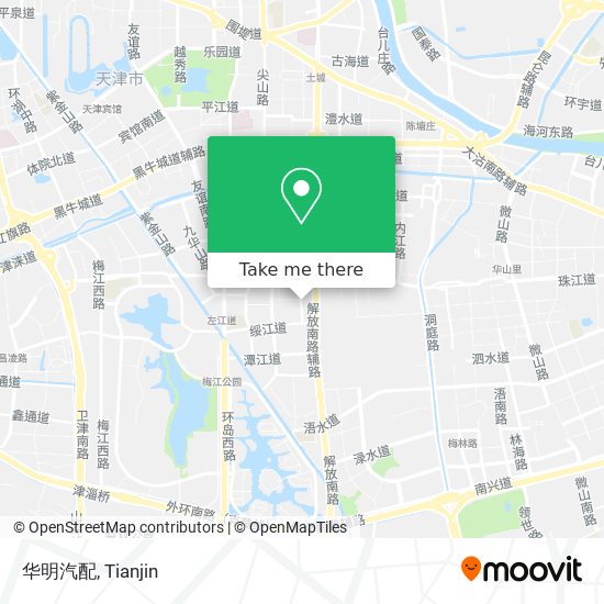 华明汽配 map