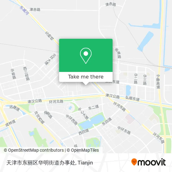 天津市东丽区华明街道办事处 map