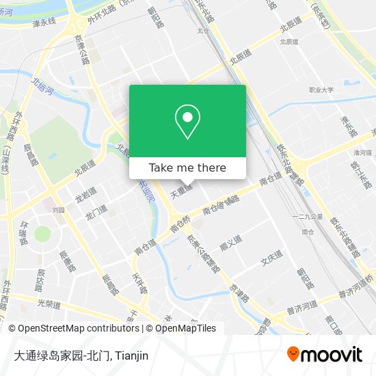 大通绿岛家园-北门 map