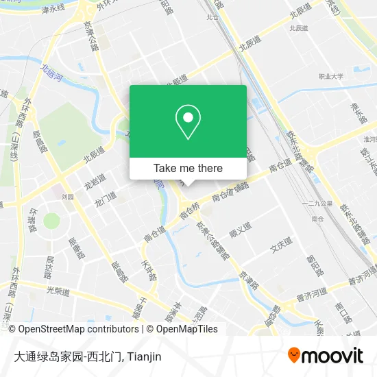 大通绿岛家园-西北门 map