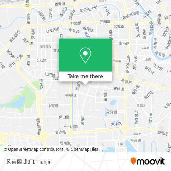 风荷园-北门 map