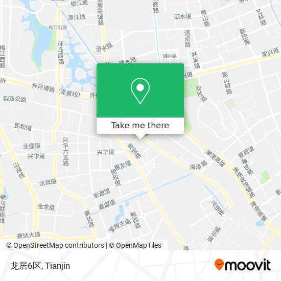 龙居6区 map