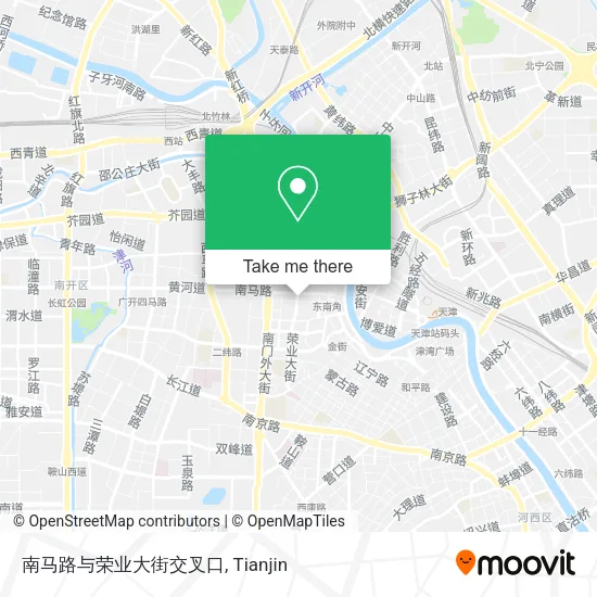 南马路与荣业大街交叉口 map