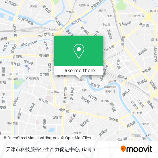 天津市科技服务业生产力促进中心 map
